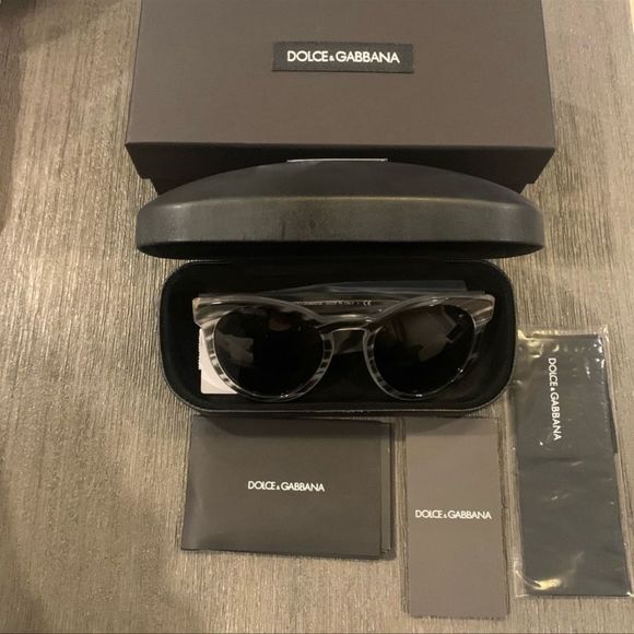 DOLCE Gabbana Striped Sunglasses - Picture 13 of 16